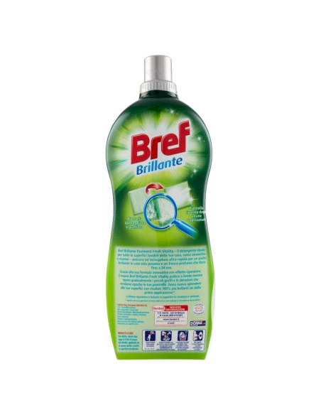 bref detergente liquido per pavimenti 125l - fresh - verde: tuttocasashop.it: pulizia e cura della casa