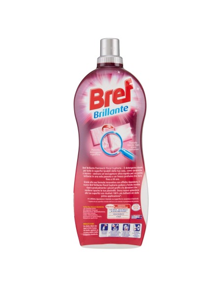 bref detergente liquido per pavimenti 125l - floral euphoria: tuttocasashop.it: pulizia e cura della casa