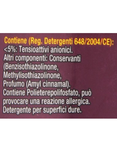 bref detergente liquido per pavimenti 125l - floral euphoria: tuttocasashop.it: pulizia e cura della casa