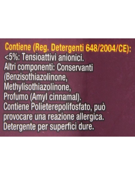bref detergente liquido per pavimenti 125l - floral euphoria: tuttocasashop.it: pulizia e cura della casa