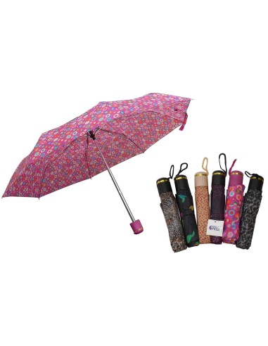 ombrello mini richiudibile art.102 - fantasie assortite: tuttocasashop.it: altro - bazar