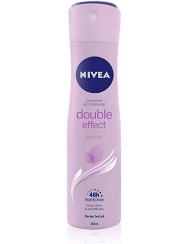 nivea deodorante spray formato maxi 200ml - double effect: tuttocasashop.it: igiene e cura della persona