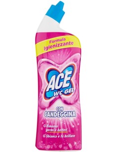 ace wc gel detergente - 700ml - con candeggina - igienizzante sbiancante: tuttocasashop.it: pulizia e cura della casa