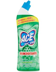 ace wc gel detergente - 700ml - verde - disincrostante - igienizzante: tuttocasashop.it: pulizia e cura della casa