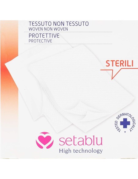 setablu compresse di garza per medicazione - 15x15cm - 8 pezzi: tuttocasashop.it: igiene e cura della persona