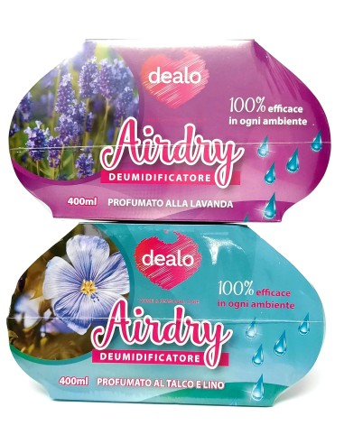 dealo airdry deumidificatore in box - 400ml - assorbe umidita' - assortiti: tuttocasashop.it: pulizia e cura della casa