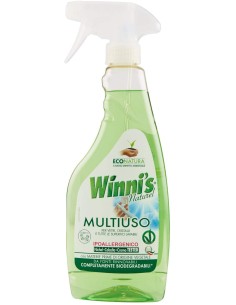 winni's detergente multiuso spray - 500ml - ipoallergenico origine vegetale: tuttocasashop.it: pulizia e cura della casa