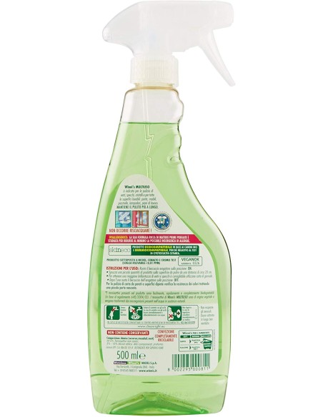 winni's detergente multiuso spray - 500ml - ipoallergenico origine vegetale: tuttocasashop.it: pulizia e cura della casa