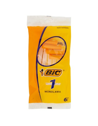 bic normal rasoi da barba radi e getta - monolama - 6 pezzi: tuttocasashop.it: igiene e cura della persona