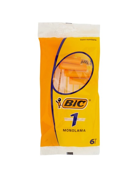 bic normal rasoi da barba radi e getta - monolama - 6 pezzi: tuttocasashop.it: igiene e cura della persona