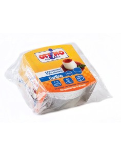 ottimo vaschetta alluminio formato budino o muffin - 10 pezzi: tuttocasashop.it: carta & monouso