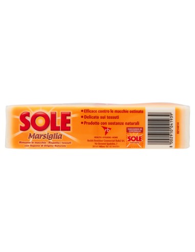 sole sapone da bucato - 2 pezzi - 500g - marsiglia - bianco: tuttocasashop.it: prodotti per bucato e tessuti