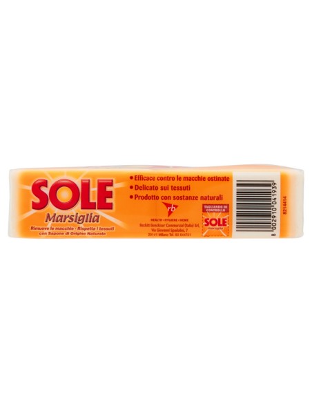 sole sapone da bucato - 2 pezzi - 500g - marsiglia - bianco: tuttocasashop.it: prodotti per bucato e tessuti