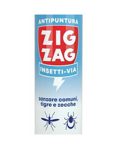zig zag insetti-via antipuntura zanzare e zecche - 100ml - inodore: tuttocasashop.it: igiene e cura della persona