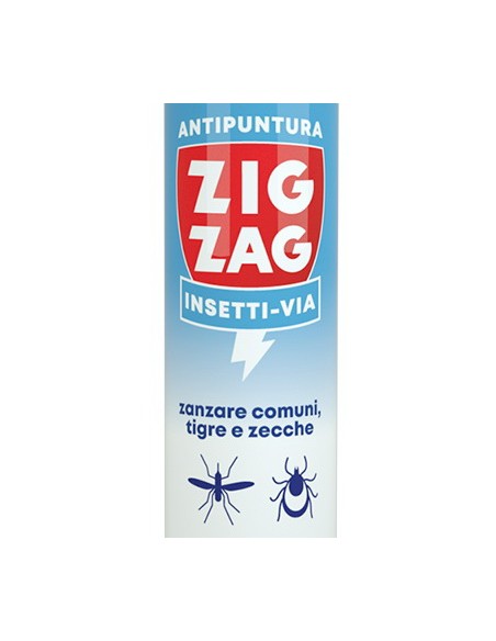 zig zag insetti-via antipuntura zanzare e zecche - 100ml - inodore: tuttocasashop.it: igiene e cura della persona