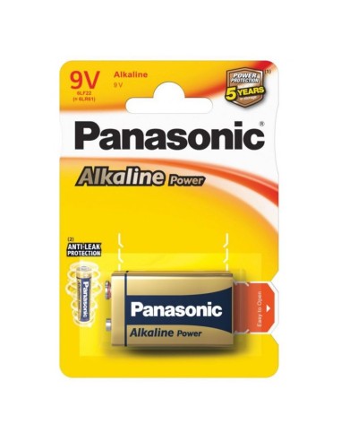panasonic pila formato transistor 9v alcalina: tuttocasashop.it: altro - bazar