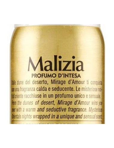 malizia deodorante spray donna - 100ml - mirage d'amour: tuttocasashop.it: igiene e cura della persona