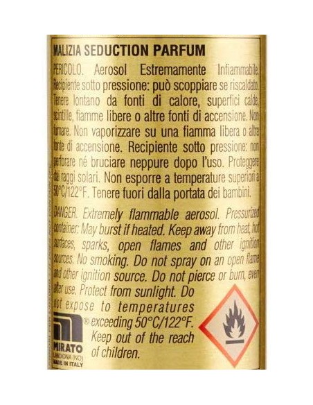 malizia deodorante spray donna - 100ml - mirage d'amour: tuttocasashop.it: igiene e cura della persona