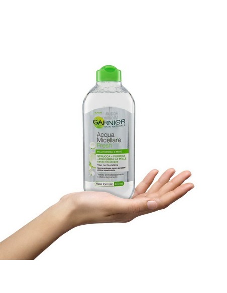 garnier skin active acqua micellare - 400ml - pelli normali o miste: tuttocasashop.it: igiene e cura della persona