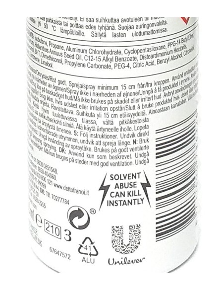dove deodorante spray 150ml - 48h no alcool - go fresh - melograno: tuttocasashop.it: igiene e cura della persona