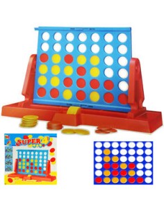 super 4 - forza 4 - gioco in scatola - 2 giocatori - 3 anni+: tuttocasashop.it: altro - bazar