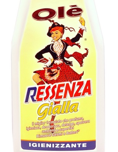 ole' oies ressenza deodorante multiuso igienizzante 750ml - gialla: tuttocasashop.it: pulizia e cura della casa