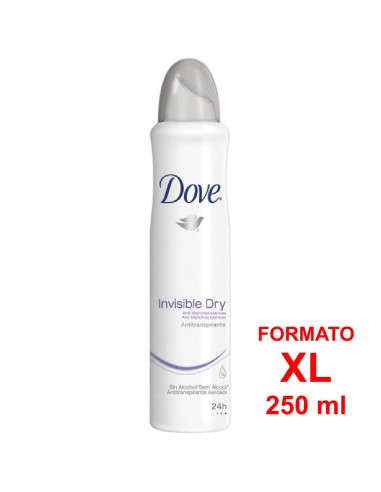 dove deodorante spray formato xl 250ml - 48h no alcool - invisible: tuttocasashop.it: igiene e cura della persona