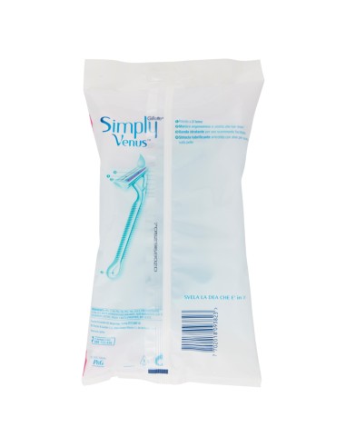 gillette venus simply rasoi radi & getta bilama - 6 pezzi - donna: tuttocasashop.it: igiene e cura della persona