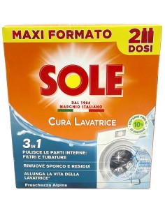 sole cura lavatrice 250ml 2pz - pulisce e protegge la lavatrice: tuttocasashop.it: prodotti per bucato e tessuti