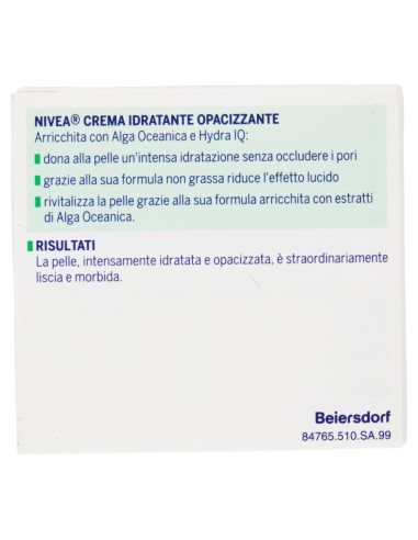 nivea crema viso 50ml - opacizzante - pelli miste o grasse: tuttocasashop.it: igiene e cura della persona