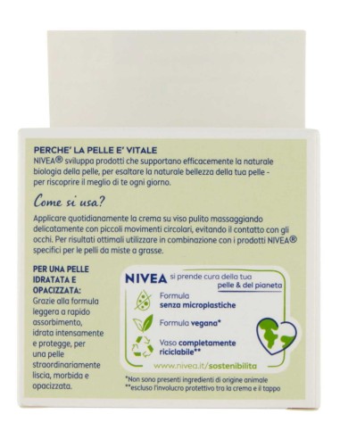 nivea crema viso 50ml - opacizzante - pelli miste o grasse: tuttocasashop.it: igiene e cura della persona