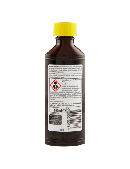 pronto olio restauratore 100ml - rinnova e ravviva le superfici in legno: tuttocasashop.it: pulizia e cura della casa
