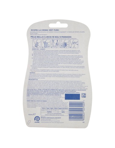 veet crema depilatoria sotto la doccia 150ml - pelli normali: tuttocasashop.it: igiene e cura della persona