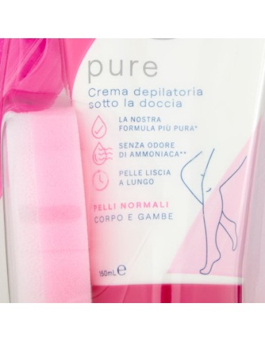 veet crema depilatoria sotto la doccia 150ml - pelli normali: tuttocasashop.it: igiene e cura della persona