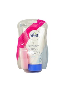 veet crema depilatoria sotto la doccia 150ml - pelli sensibili: tuttocasashop.it: igiene e cura della persona