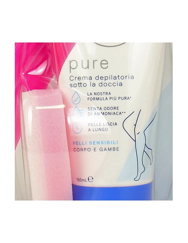 veet crema depilatoria sotto la doccia 150ml - pelli sensibili: tuttocasashop.it: igiene e cura della persona