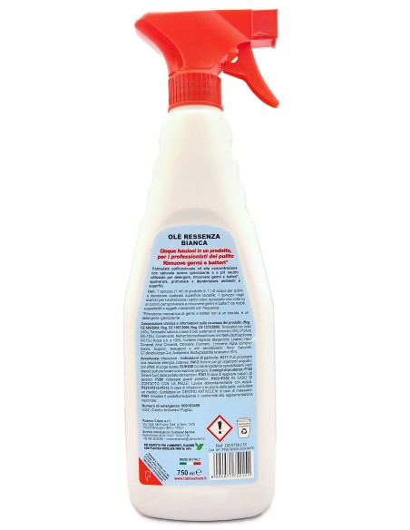 ole' oies ressenza deodorante multiuso igienizzante 750ml - bianca: tuttocasashop.it: pulizia e cura della casa