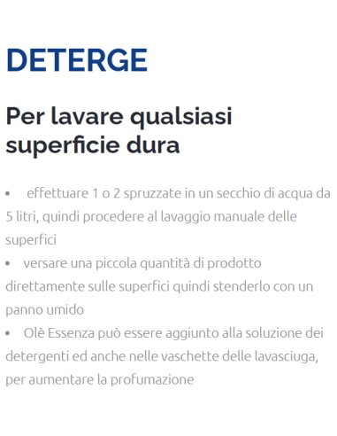 ole' oies ressenza deodorante multiuso igienizzante 750ml - bianca: tuttocasashop.it: pulizia e cura della casa