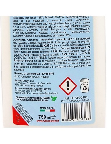 ole' oies ressenza deodorante multiuso igienizzante 750ml - ocra: tuttocasashop.it: pulizia e cura della casa