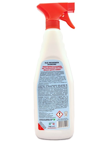 ole' oies ressenza deodorante multiuso igienizzante 750ml - luxury diamond: tuttocasashop.it: pulizia e cura della casa