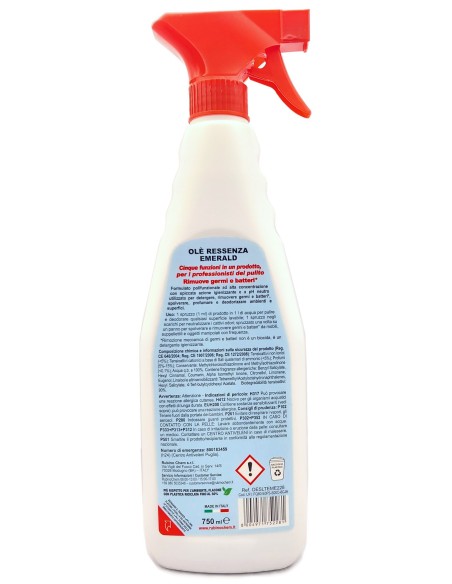 ole' oies ressenza deodorante multiuso igienizzante 750ml - luxury emerald: tuttocasashop.it: pulizia e cura della casa