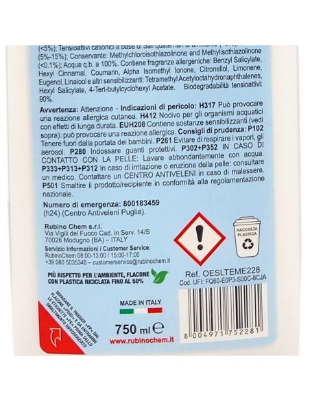 ole' oies ressenza deodorante multiuso igienizzante 750ml - luxury emerald: tuttocasashop.it: pulizia e cura della casa