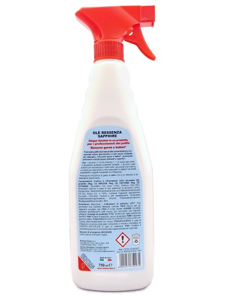 ole' oies ressenza deodorante multiuso igienizzante 750ml - luxury sapphire: tuttocasashop.it: pulizia e cura della casa