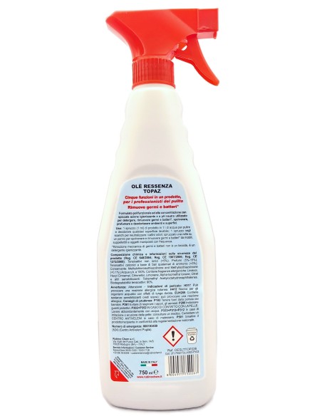 ole' oies ressenza deodorante multiuso igienizzante 750ml - luxury topaz: tuttocasashop.it: pulizia e cura della casa