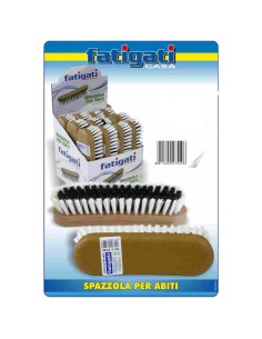 fatigati spazzola per abiti in plastica simil legno: tuttocasashop.it: pulizia e cura della casa