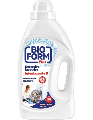 bioform detersivo lavatrice liquido 30 lavaggi 1625ml - igienizzante: tuttocasashop.it: prodotti per bucato e tessuti