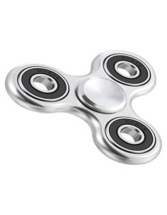 fidget spinner alu silver in metallo e alluminio: tuttocasashop.it: altro - bazar