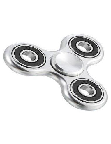 fidget spinner alu silver in metallo e alluminio: tuttocasashop.it: altro - bazar