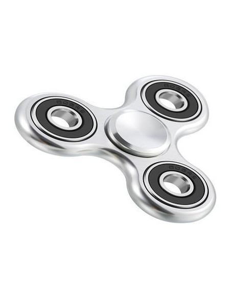 fidget spinner alu silver in metallo e alluminio: tuttocasashop.it: altro - bazar