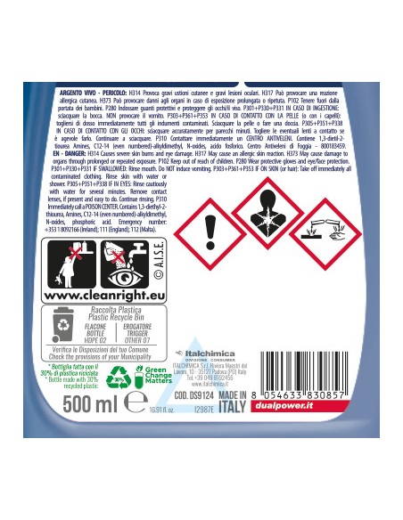 dual power professional argento vivo spray 500ml - detergente per argenteria: tuttocasashop.it: pulizia e cura della casa